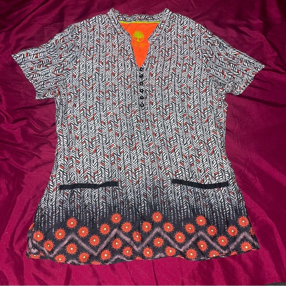 Healing Hands Scrub Top